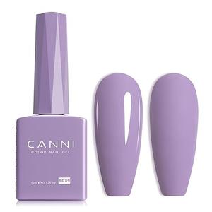 CANNI Purple Gel Nail Polish, 1Pcs Light Purple Gel Polish Pastel Violet Color High Gloss Soak Off U V French Nail Manicure Salon DIY