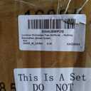 60 Pcs 6ft Half Christmas Tree with Ornaments and 150 LED Lights Artificial Half-Shape Christmas Tree with Poinsettia Berry Picks Topper Star Balls for Xmas Holiday Decoration(Dark Green)