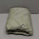 No Hook Shower Curtain and Snap in Liner Set Sage Green Tufted Chevron Striped Cloth Waterproof Washable Fabric Boho Bath Curtain with See Through Mesh Top Window for Bathroom Hotel 71" x 74"