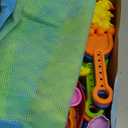 Collapsible Beach Toys Set for Kids Toddlers, Travel Beach Sand Castle Kits with Mesh Bag & Molds, Collapsible Sand Bucket and Shovel Set, Sandbox Toys for Toddlers Kids Age 3-12