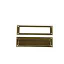 Architectural Mailboxes Steel Mail Slot Accessory, Brass, MS00BRAM, Brass Finish