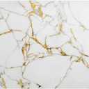 Eyanle Coffee Mat Bar Maker Machine Pad for Countertops Leather Absorbent Drying Kitchen Counter Accessories Decor 18x12 White Gold Marble Texture