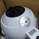 Hooded Hair Dryer, Professional Hood Dryer on Wheels, Sit Under Dryer, Standing Hair Dryer, White