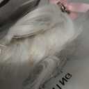 karlery Judge Colonial Wig Man Long Wave White Wig for Halloween Costume Cosplay Party
