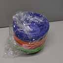 Lallisa 160 Pcs 12oz Multicolor Disposable Plastic Bowls Dessert Cups Ice Cream Snack Salad Soup Food Serving Bowls for Summer Party Favor Picnic