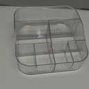 DASITON Large Capacity Makeup Brush Holder,8 Slot Makeup Brush Cup,Vintage striped Make Up Brush Holder,for Vanity Decor,Bathroom Countertops,Desk Storage Container,Cosmetic Display cases(Clear-XL)