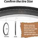 MOHEGIA 700c Gravel Bike Tires Set: 2-Pack 700x40c/42-622 mm Folding Bicycle Tires and Pair Inner Tubes with Tire Levers All-Terrain