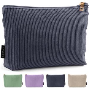 MAGEFY Makeup Bag Small Cosmetic Bag for Women (Black)