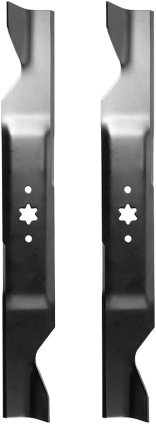 942-04308 Lawn Mower Blades - Replaces Cub Cad et/MTD 742-04312 742-04308 942-0656 Fits Cub Cad et XT1 ZT1 RZT42/Troy-Bilt Pony Bronco TB42/MTD T1100 T7800 LT1500 with 42" Deck Riding Mower (2 Pack)