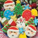 Springbok Cookies and Christmas 500 Piece Jigsaw Puzzle - Colorful Holiday Puzzle That Will Make Your Mouth Water (Multi)