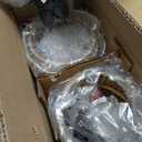 OYEARS 22.5" Boho Table Lamps Set of 2 for Living Room, Bedside Lamp for Nightstands, Rattan Lamp for Bedroom, Farmhouse Table Lamp for Room Decor, End Table, Retro, BrownNot Include Bulbs