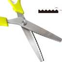 3 x Pinking Shears for Fabric Pinking Sewing Fabric shears Zig Zag Sewing scissors, Heavy Duty, Sharp and Durable Blade, Nice Clean Cutting, Comfortable Grip, Easy to Use, 9.5''