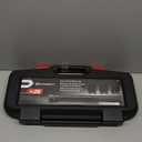 Powerbuilt Inner Tie Rod Remover Tool Kit  Fits Ford, GM, Chrysler Rack, and Pinion  Includes 1-5/16", 1-3/16", 1-7/16" Socket Adapters, Extension Bar, and Case  648607