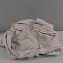 Linen Duvet Cover King Size - Soft Breathable Cotton Linen Blend, 3-Pieces Bedding Set with 2 Pillowcases, Stonewashed Texture, Khaki, All-Season Comfort