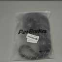 PetBonus Two Handles Dog Leash, 5FT Heavy Duty Pet Rope Leash with Quick Release Metal Clip, Comfortable Durable Traffic Handle, Reflective Training Lead for Medium Large Dogs (Black)