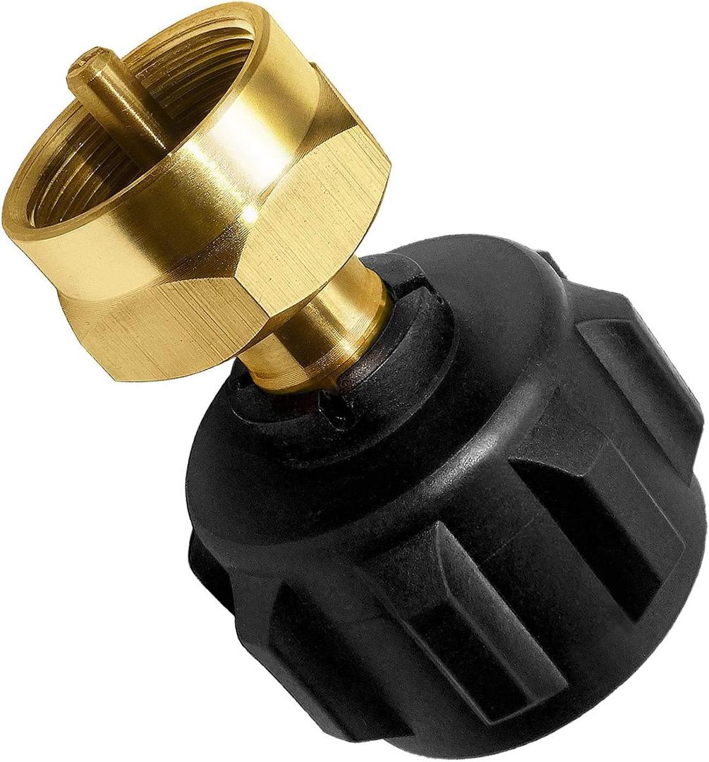 DOZYANT Propane Refill Adapter, LP Gas Cylinder Tank Coupler - Fits QCC1 / Type1 Propane Tank and 1 lb Throwaway Disposable Cylinder Propane Bottle Connector