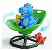 Sensory Spinning Chair for Kids with Back Support, Safe Spinning Chair for Autistic Children, Large Stable Base (16-Sided), 220 lbs Capacity, Vestibular Balance & Focus Training Toy(Green)