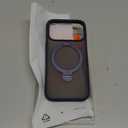 TORRAS Q3 Spin for iPhone 17 Pro Case, Patented 360 Magnetic Stand, Fit for MagSafe, Built-in Ring Holder Kickstand, Military Grade Protective Phone Case for iPhone 17 Pro, Camera Control