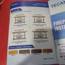 Fireplace Mantel Shelves 66inch | Solid Wood Floating Mantel Shelf - Rustic Farmhouse Wall Shelf with Invisible Brackets & Heavy Duty 100lbs Capacity