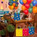 BTJiaDe 15PCS Cartoon Cookies Party Gift Bags Colourful Children's Birthday Party Gift Bags Birthday Party Favors Decorations
