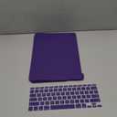 RUBAN Case for MacBook Pro 13 inch 2015 2014 2013 2012 (A1502 & A1425 Models), Plastic Hard Shell Case & Keyboard Cover for Old Version MacBook Pro Retina 13 Inch, Purple