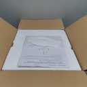 WUZUPS Crystal Candle Chandelier Pendant Flushmount Ceiling Light Modern Lighting Fixture for Bedroom Hallway Bar Kitchen Bathroom, H 22.5" x W 21.7", Nickel, E12 Base