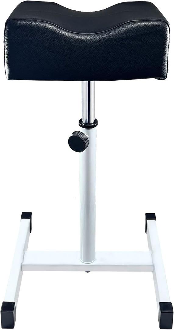 Pedicure Foot Rest,Height Adjustable Pedicure Chair,Non-Slip Pedicure Stool for Massage Office or Home,Black