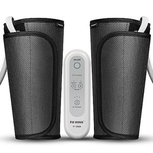 FIT KING Calf Massager for Circulation and Muscle Recovery, Air Compression Device for Calves, Relives Muscle Soreness and Swelling Pain, Helpful for Edema and RLS
