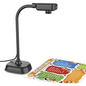 Document Camera for Teachers and Classroom, Gawervan USB Webcam/Doc Camera Built-in Mic— Mac OS, Windows, Chromebook Compatible for Live Demo, Web Conferencing, Distance Learning, Remote Teaching