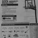 Lifetime 1008 Adjustable In-Ground Basketball Hoop, 44-Inch Backboard, Red/White/Blue