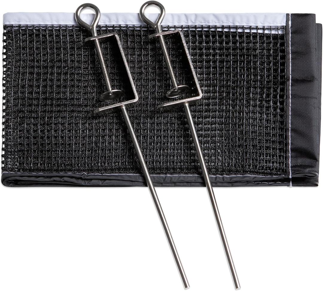 Champion Sports Table Tennis Net & Post Set, 1/2"