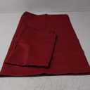 Red Blackout Curtain Tiers for Kids Room - Home Decorations Short Curtains for Small Windows (42 by 36 Inch,2 Panels), No Brand