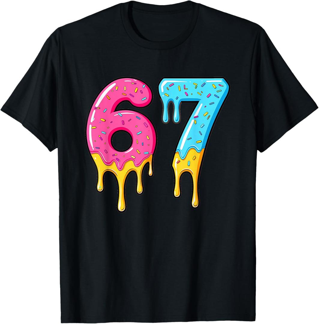 67 Drip Baseball Drippy Style 101 Apparel Youth Kids Meme T-Shirt, Size XL
