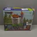 Kids Multi-Level Car Ramp Playset, ABS Plastic Track Set with Mini Cars, Crane & Spiral Tracks, Gift Toy for Boys and Girls Ages 3-6 (Dinosaur Base)