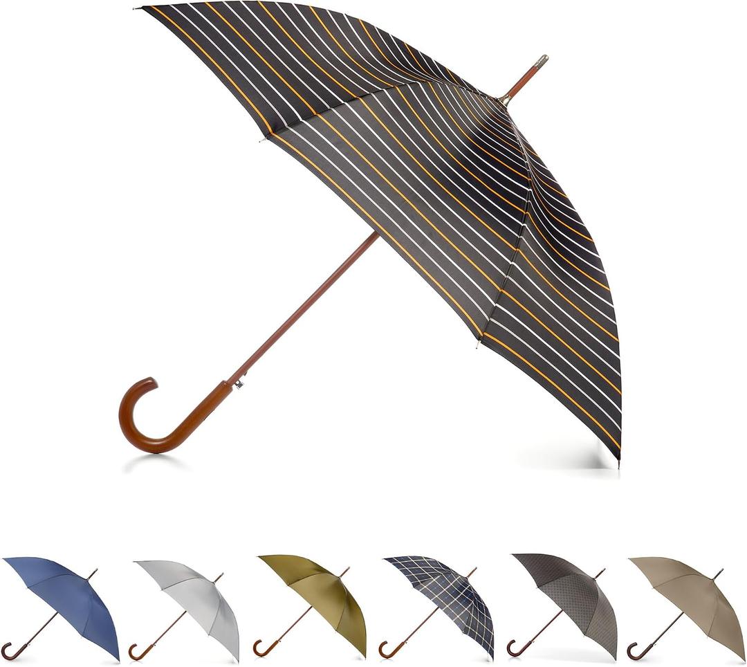 Timeless Wooden Stick Umbrella by Totes