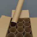Bright Creations Cardboard Tubes - 12 Pack, 1.75 x 10 in, Brown - Paper Towel Tubes for Crafts & DIY Projects - Paper Towel Craft Rolls