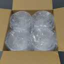 Turbo Bee 200 Pack 12 OZ Clear Plastic Cups, Disposable Crystal Plastic Party Cups for Iced Coffee, Smoothie, Slurpee, or Any Cold Drinks