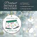 2 x Funny Adult Ornament 2025  The Only Package I Want This Christmas is Yours Holiday Dcor  Hilarious Romantic Gag Gift for Couples, Friends, Men, Boyfriend, White Elephant Gift Ornament