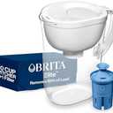 Brita Everyday Elite Water Filter Pitcher, Removes 99% of Lead, Includes 1 Filter, 10-Cup Capacity, White