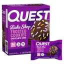 Quest Nutrition Frosted Protein Cookies, Chocolate Cake, <1g Sugar, 5g Protein, 1g Net Carbs, Gluten Free, 8 Cookies