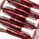 BK BEAUTY BRUSHES - 101 CONTOURED FOUNDATION BRUSH - Contoured Foundation Brush - Foundation Makeup Brushes - Face Brush For Liquid Or Cream Foundations