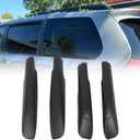 L2R for Toyota Sienna 2011-2020 Car Roof Rails Rack Leg Cover End Cap Protector Cover Matte Black Exterior Accessories 4PCS