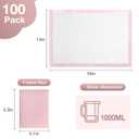 Disposable Changing Pad Liners Pack of 100 Baby Incontinence Changing Pads Diaper UnderPads Ultra Soft Super Absorbent Waterproof Mat 13 x18 in