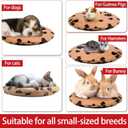 Gelbesty Original Pet Heating Pad Microwave, Snuggle Warming Safe Outdoor Newborn Kitten Puppy Pet Bed Warmer, Gel Reusable Heat Disc, Waterproof Heating Disk for Dog Cat Rabbit and Guinea Pig Gifts