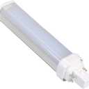11W G24Q LED Bulb, 4 Pin CFL LED Replacement, 120V 6000K Horizontal PL Bulb, Bypass The Ballast (Cool White 6000k)