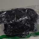 Sexy Lingerie Set For Women With Garter Belt 5 Pieces Strappy Bra and Panty Set Adjustable With Chain (Small, Black Leather)