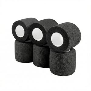 WePet Pet Wrap, Self-Adhesive, Only Sticks to Itself, Non-Woven Tape for Dog Legs, Paws, Wounds, First Aid Cohesive Gauze for Horse, Cat, Bird, Animal, 6 Rolls, 2 Inch, Solid Color