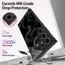 SEXYMOM Magnetic for Samsung Galaxy S24 Ultra Case - Wireless Charging Compatible,Cute Floral Design for Women and Girls,Slim Fit Translucent Matte Phone Case - King Cobra