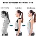 Posture Corrector for Kids Adjustable Back Straighter with Shoulder Pads Upper Back Posture Brace for Teenagers to Provide Spinal Support Improve Posture and Prevent Slouching (Small, waist size 15.7-23.6in)