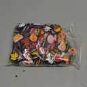 BrightRow 120 Pcs Silicone Focal Beads Bulk Santa Snowman Tree Wreath Gingerbread Man Festive Elements Beads for Pen Holders Keychains Bracelets DIY Crafts, Silicone Handmade Gifts